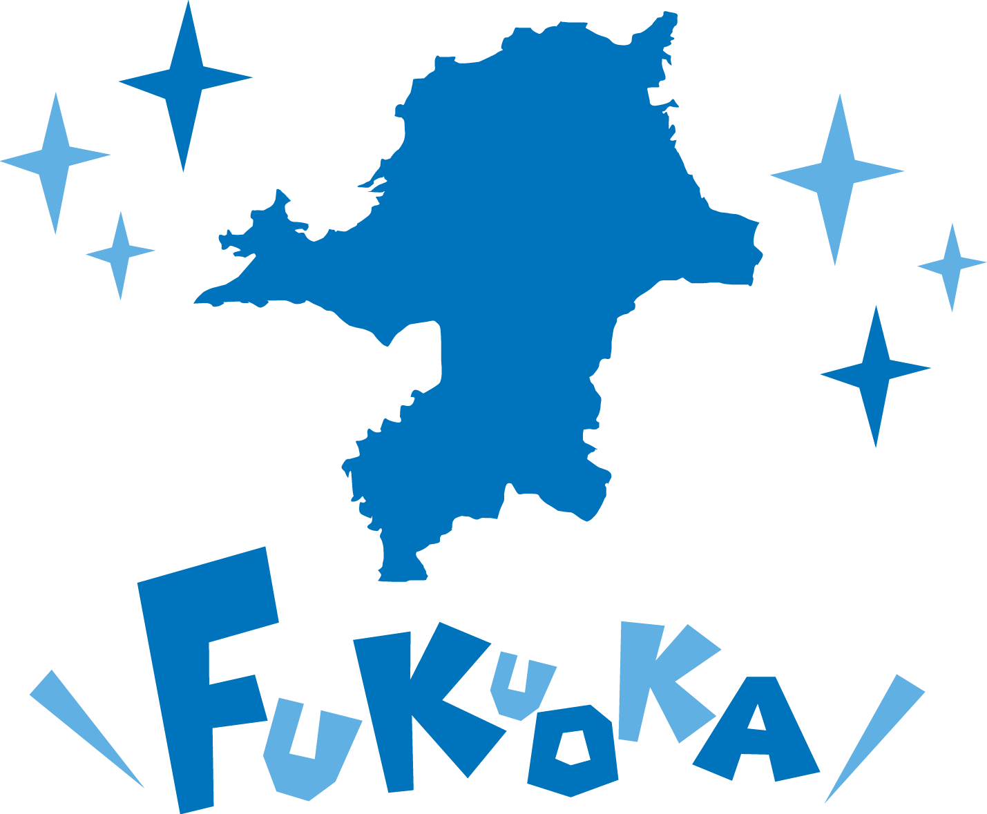 福岡県のマップ